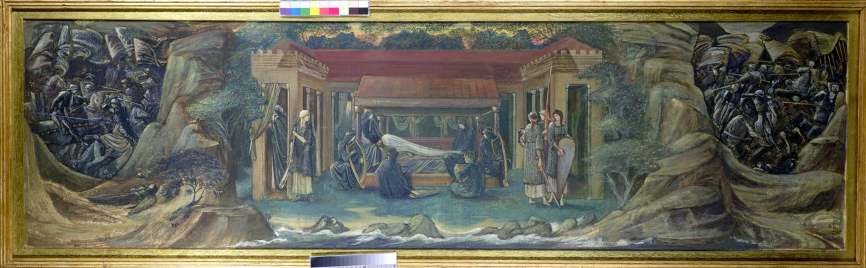 Der Schlaf von Arthur in Avalon, 1894 von Edward Burne Jones