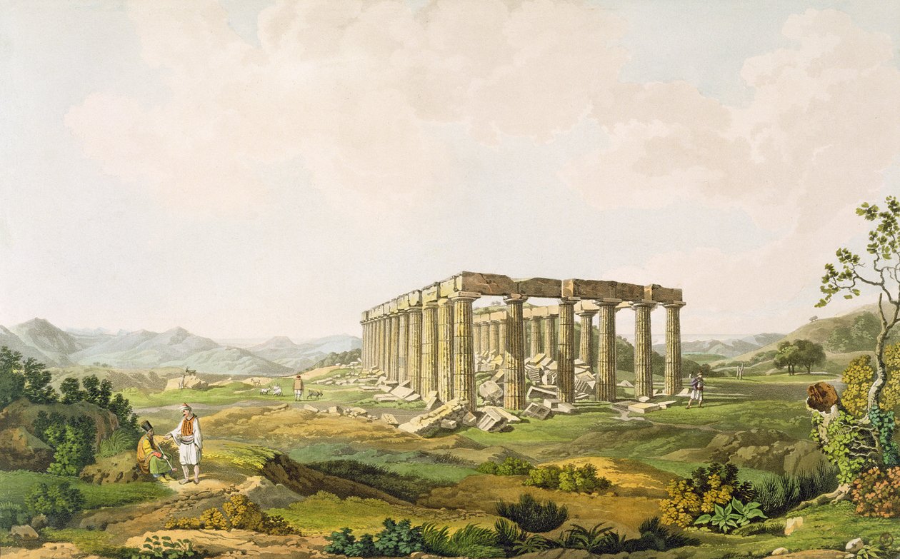 Der Tempel des Apollo Epicurius, Tafel 25 aus Teil 5 von 