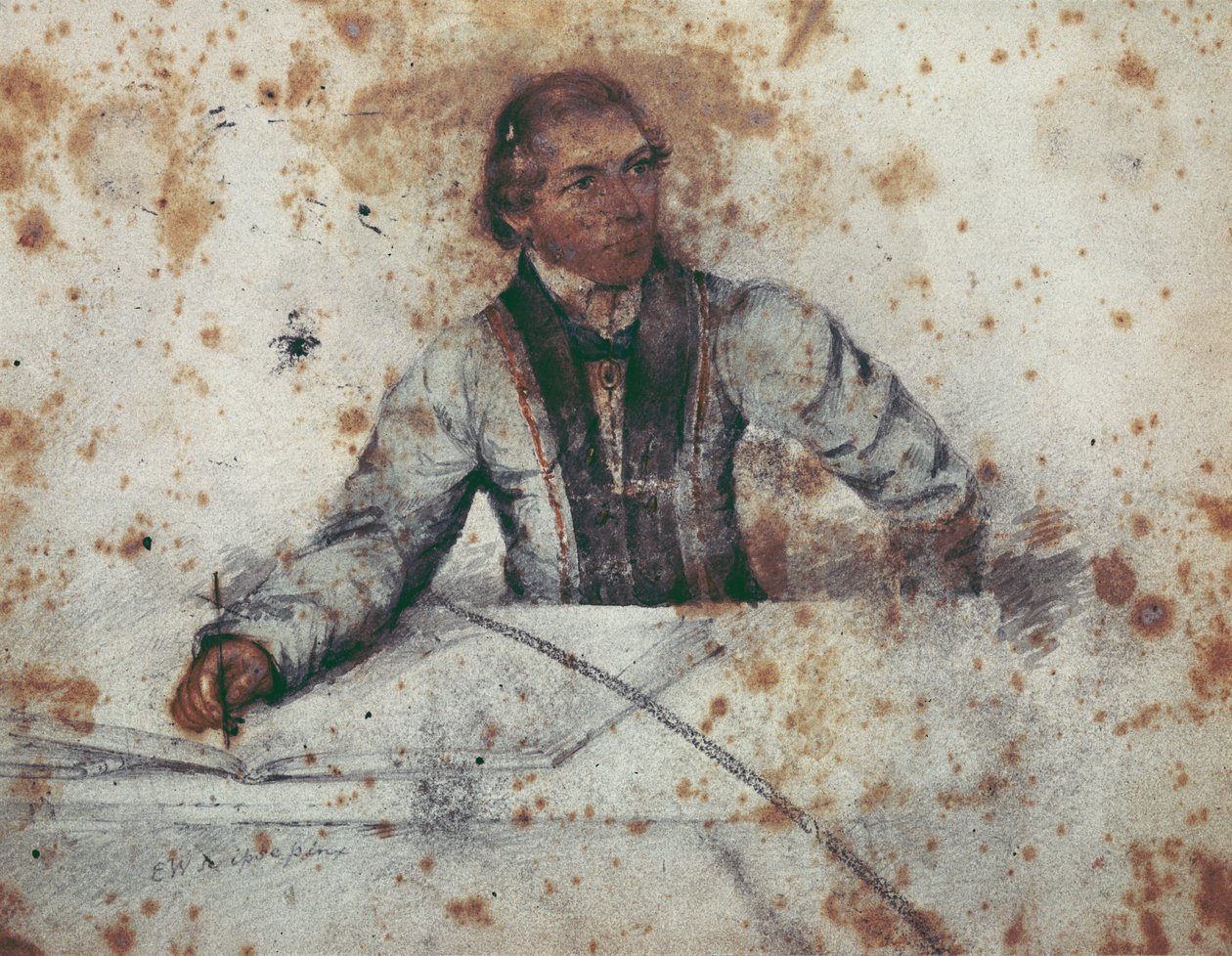 Selbstporträt von Edward Ellerker Williams