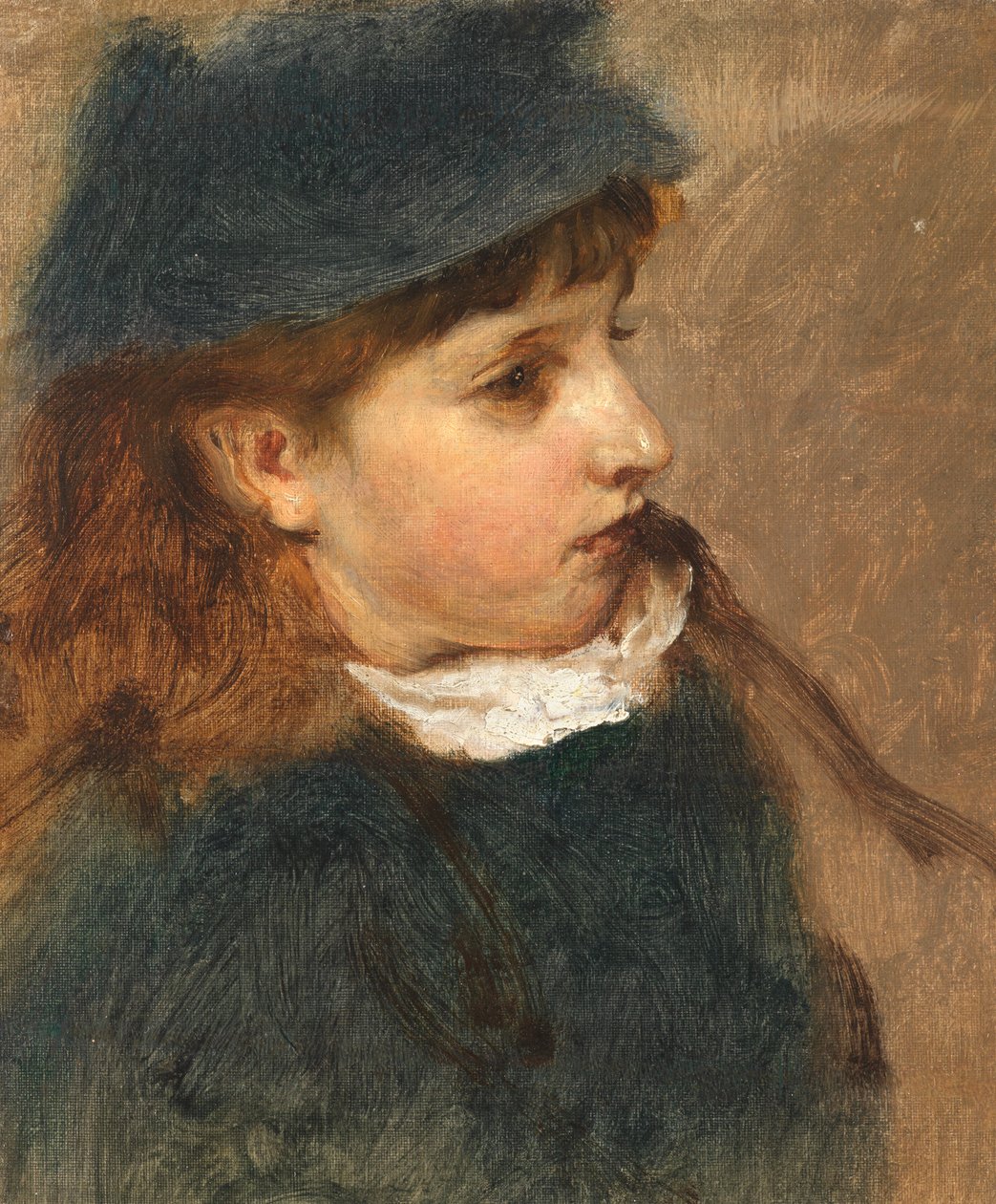 Studie eines jungen Mädchens von Edward John Gregory