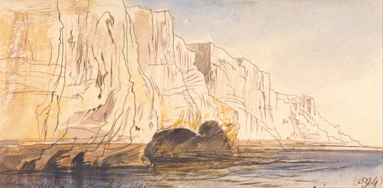 Abu Fodde, 4:00 Uhr, 4. März 1867 von Edward Lear