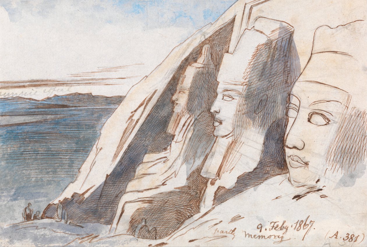 Abu Simbel von Edward Lear