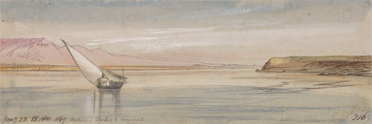 Zwischen Theben und Erment von Edward Lear