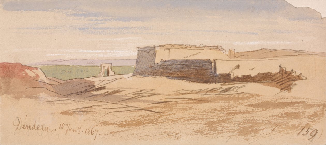 Dendera 159 von Edward Lear