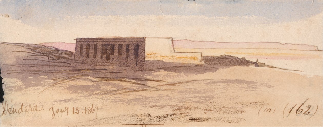 Dendera 162 von Edward Lear