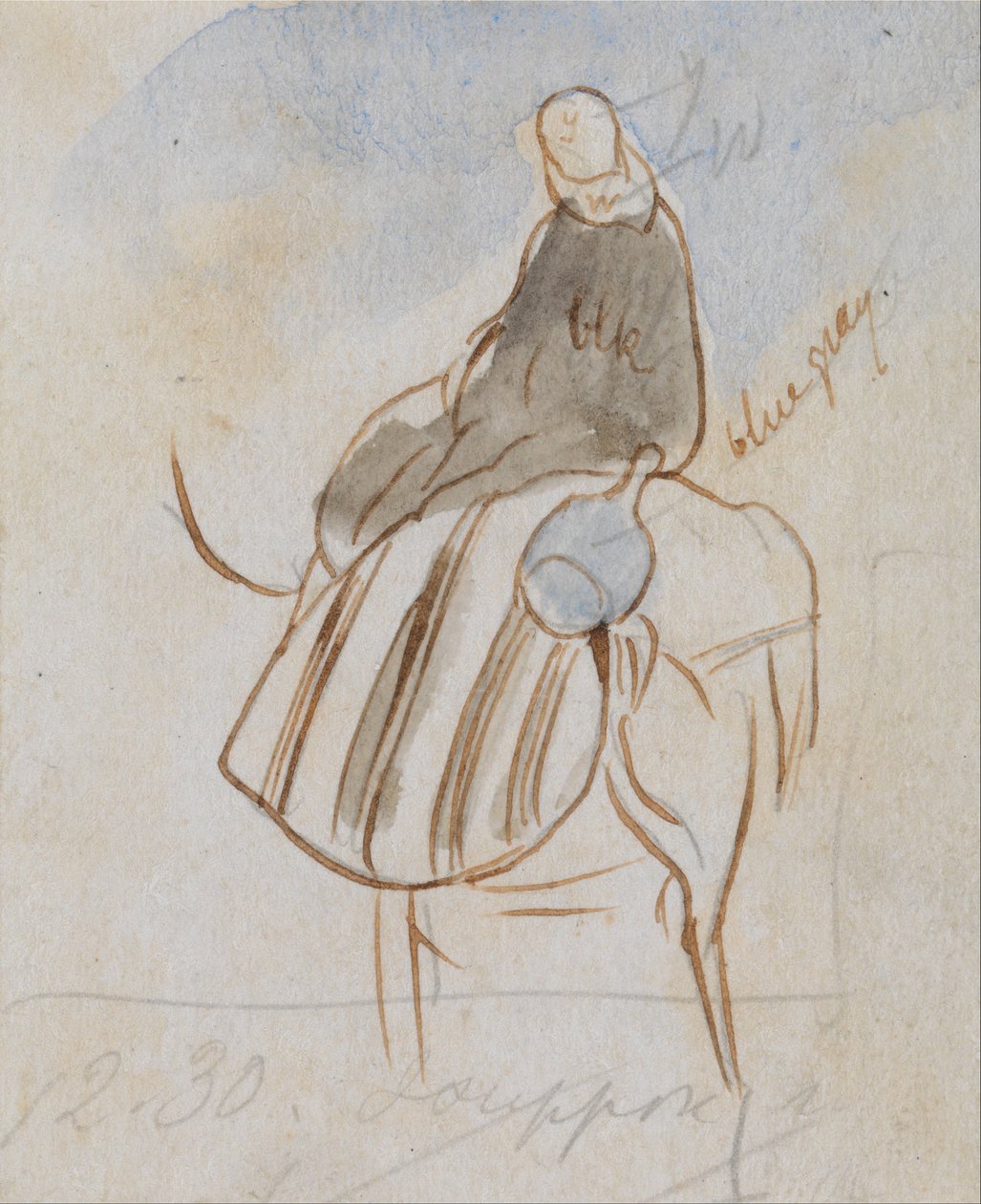 Ägyptischer Mann auf Kamel von Edward Lear