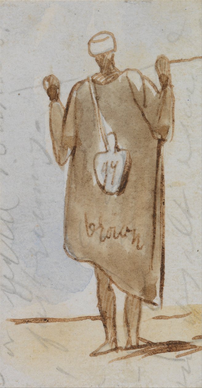 Ägyptischer Mann von Edward Lear