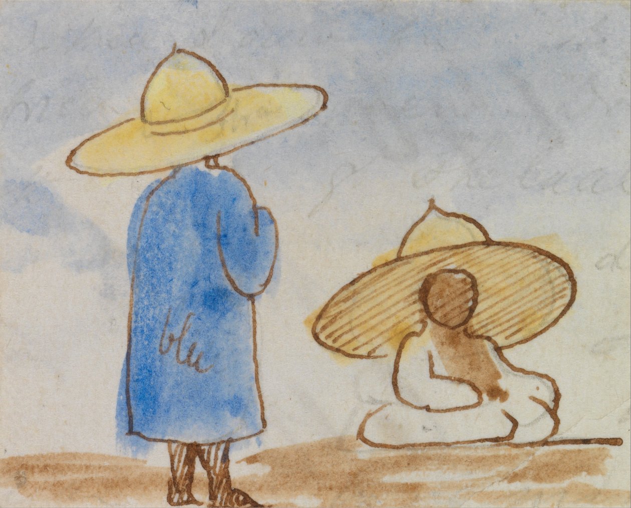 Ägyptische Männer von Edward Lear