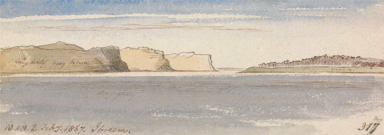 Ibreem, 10:00 Uhr, 2. Februar 1867 von Edward Lear
