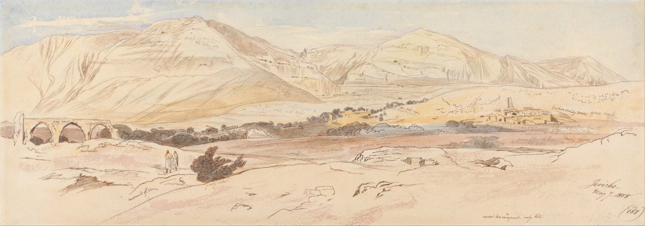 Jericho, 7. Mai 1858 von Edward Lear