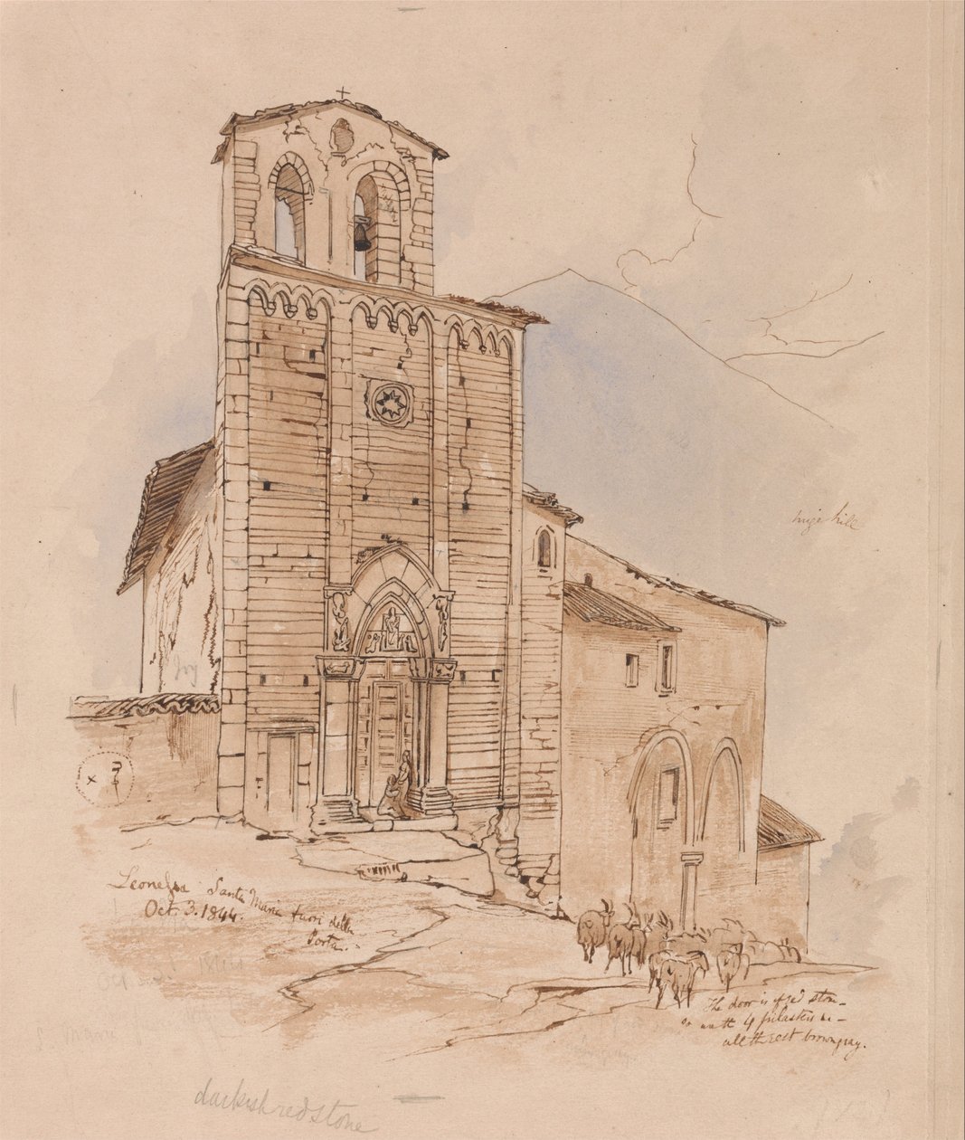 Leonessa, 3. Oktober 1844 von Edward Lear