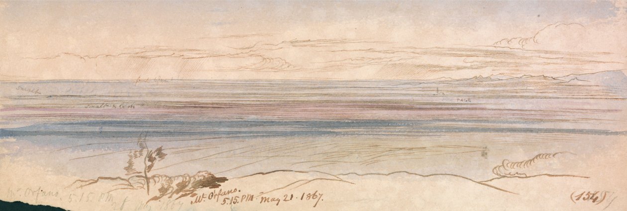 Mt. Orfano von Edward Lear