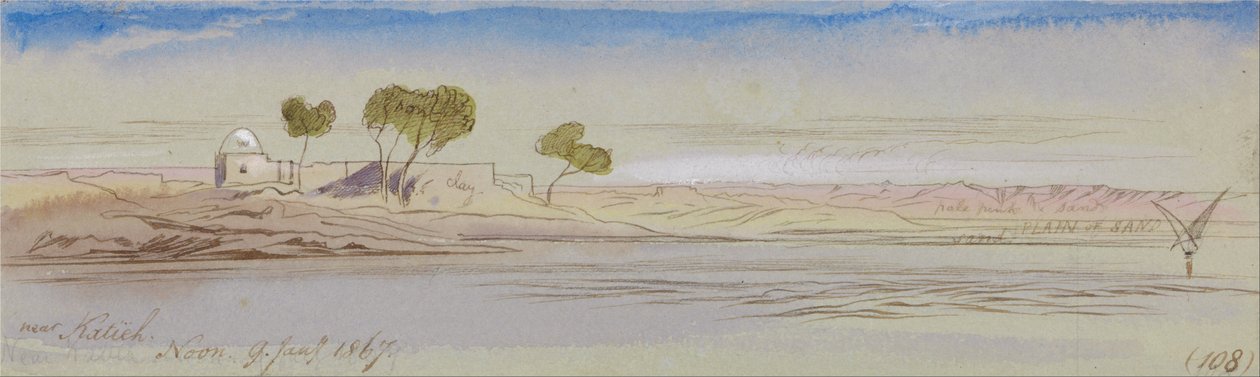 In der Nähe von Katieh von Edward Lear