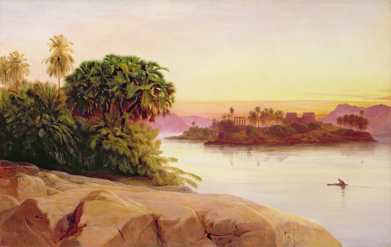 Philae, Ägypten von Edward Lear