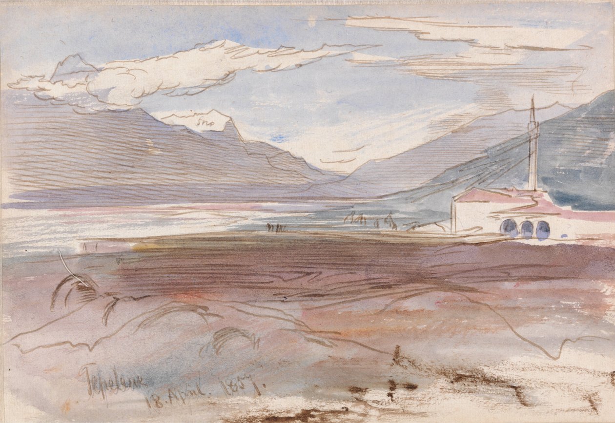 Tepelene, 18. April 1857 von Edward Lear