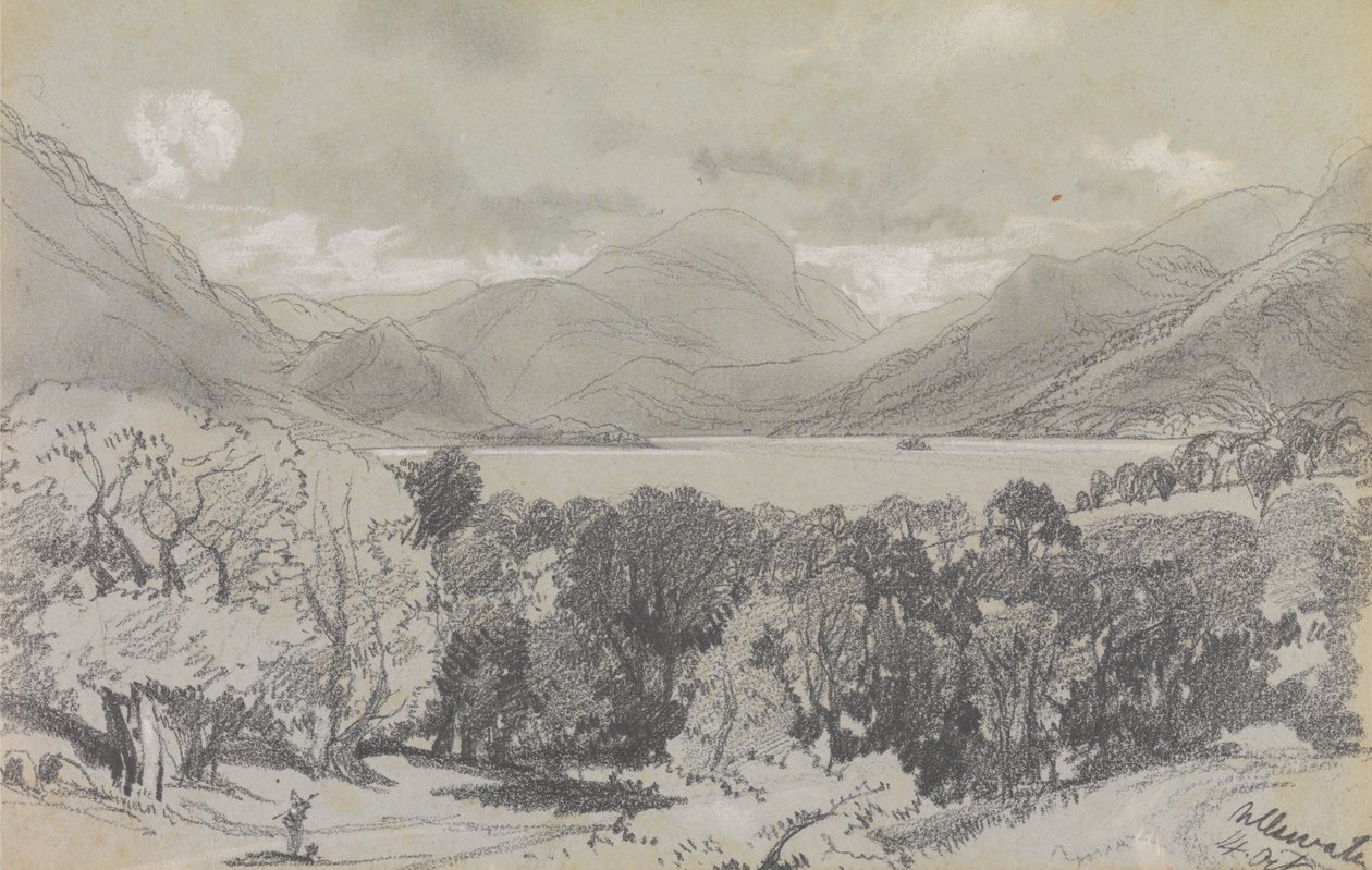 Ullswater, 14. Oktober 1836 von Edward Lear