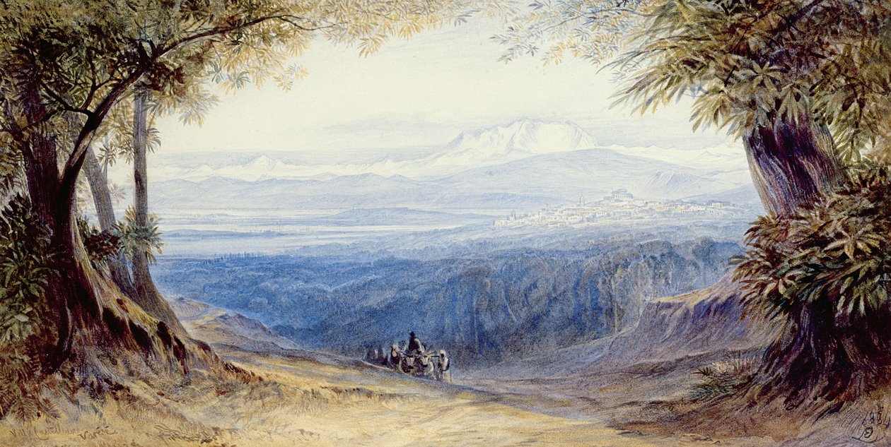 Villa Castellane, Varese, 1884 von Edward Lear