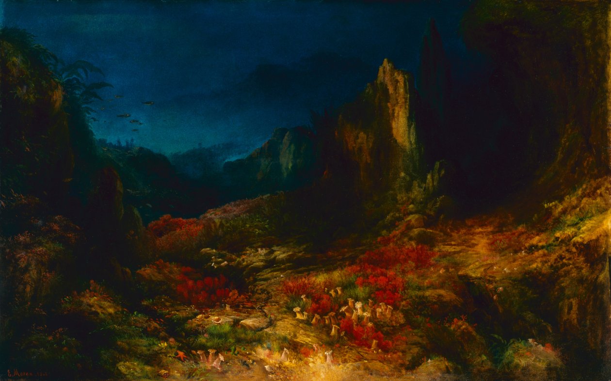 Das Tal im Meer von Edward Moran