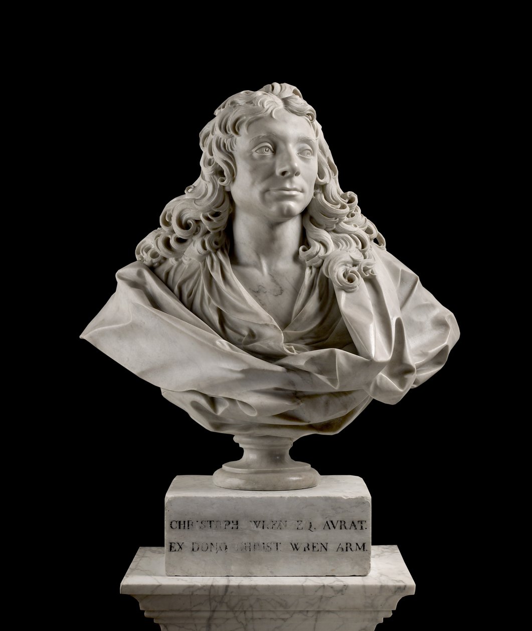 Sir Christopher Wren (1632–1723), 1673 von Edward Pierce