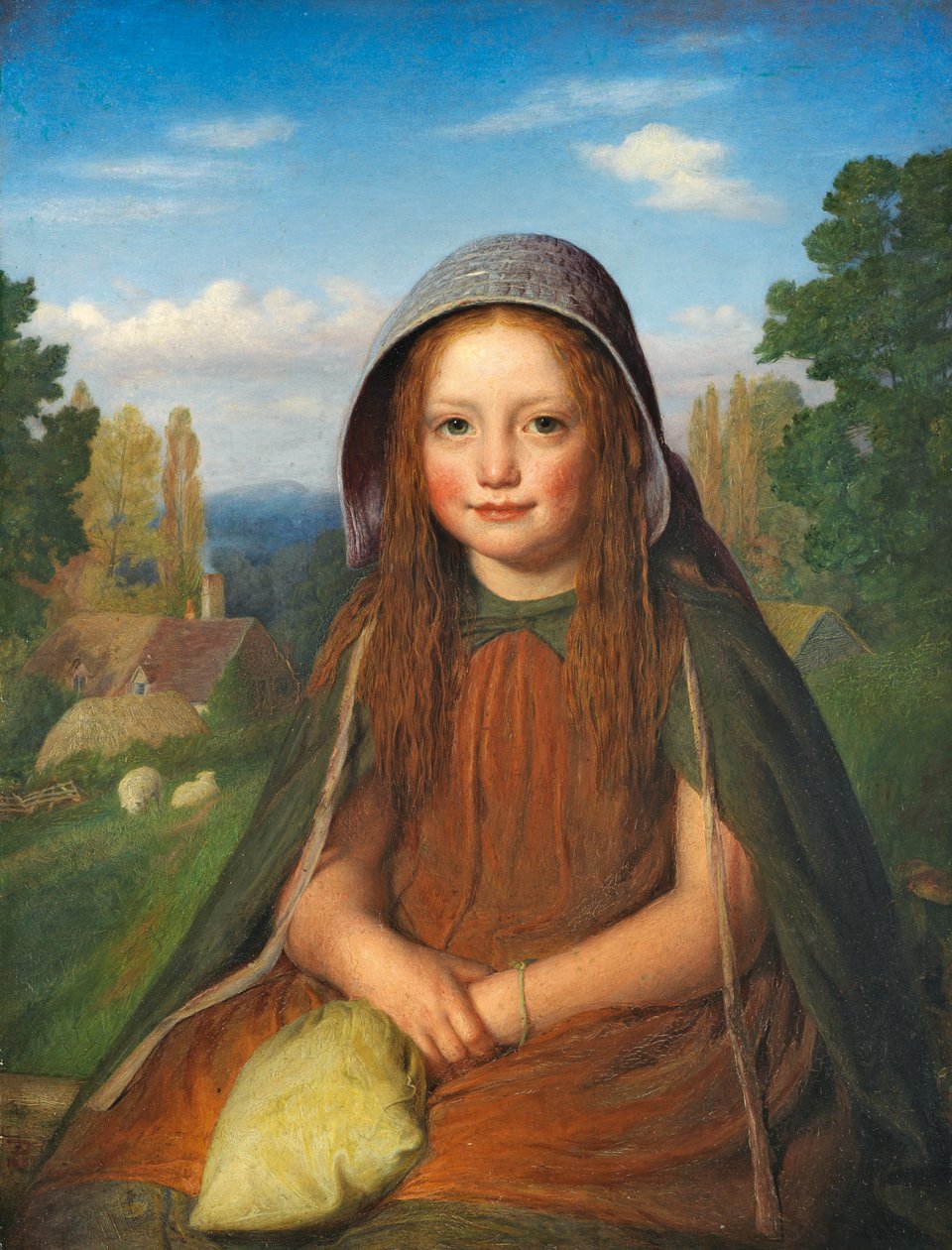 Ein Mädchen, 1861 von Edward Thompson Davis