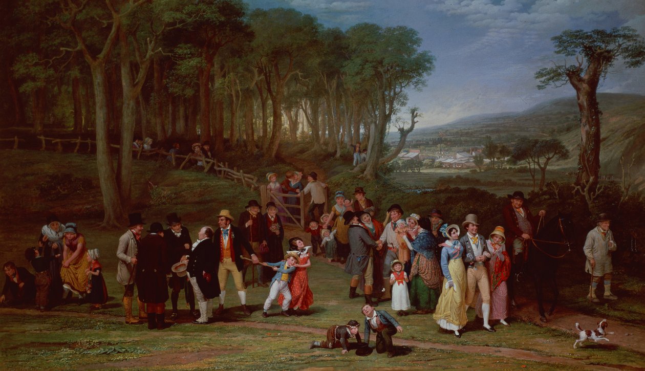 Zum Jahrmarkt gehen von Edward Villiers Rippingille