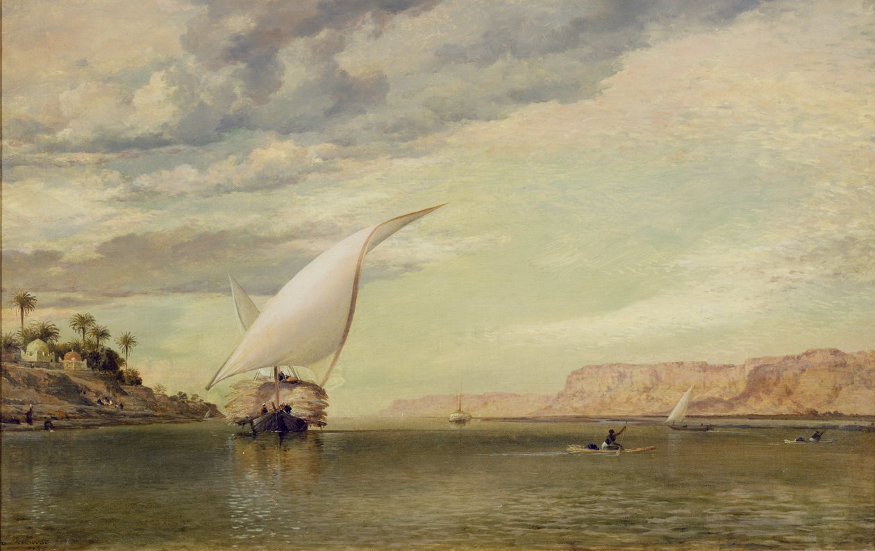 Auf dem Nil von Edward William Cooke