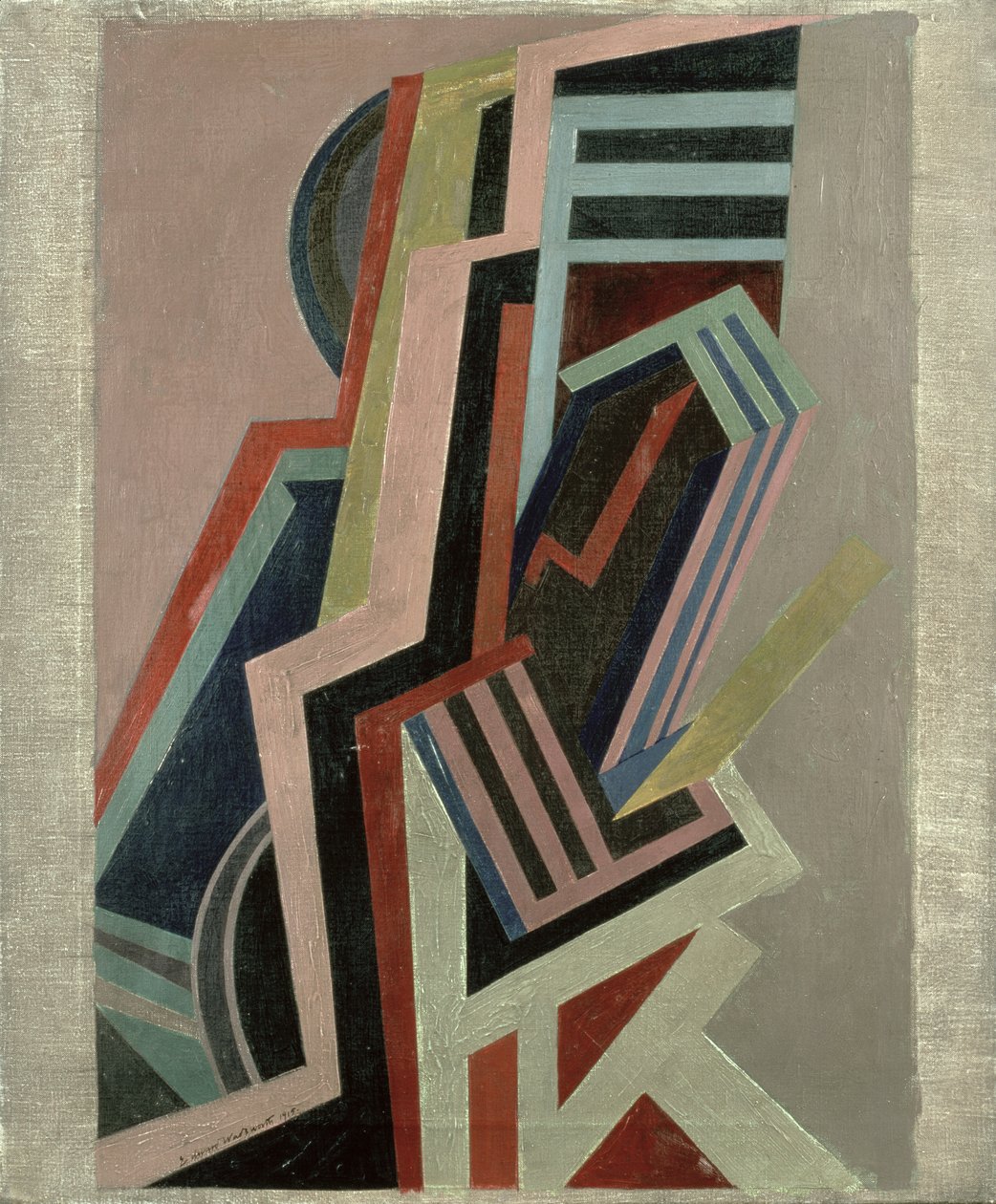 Abstrakte Komposition von Edward Alexander Wadsworth