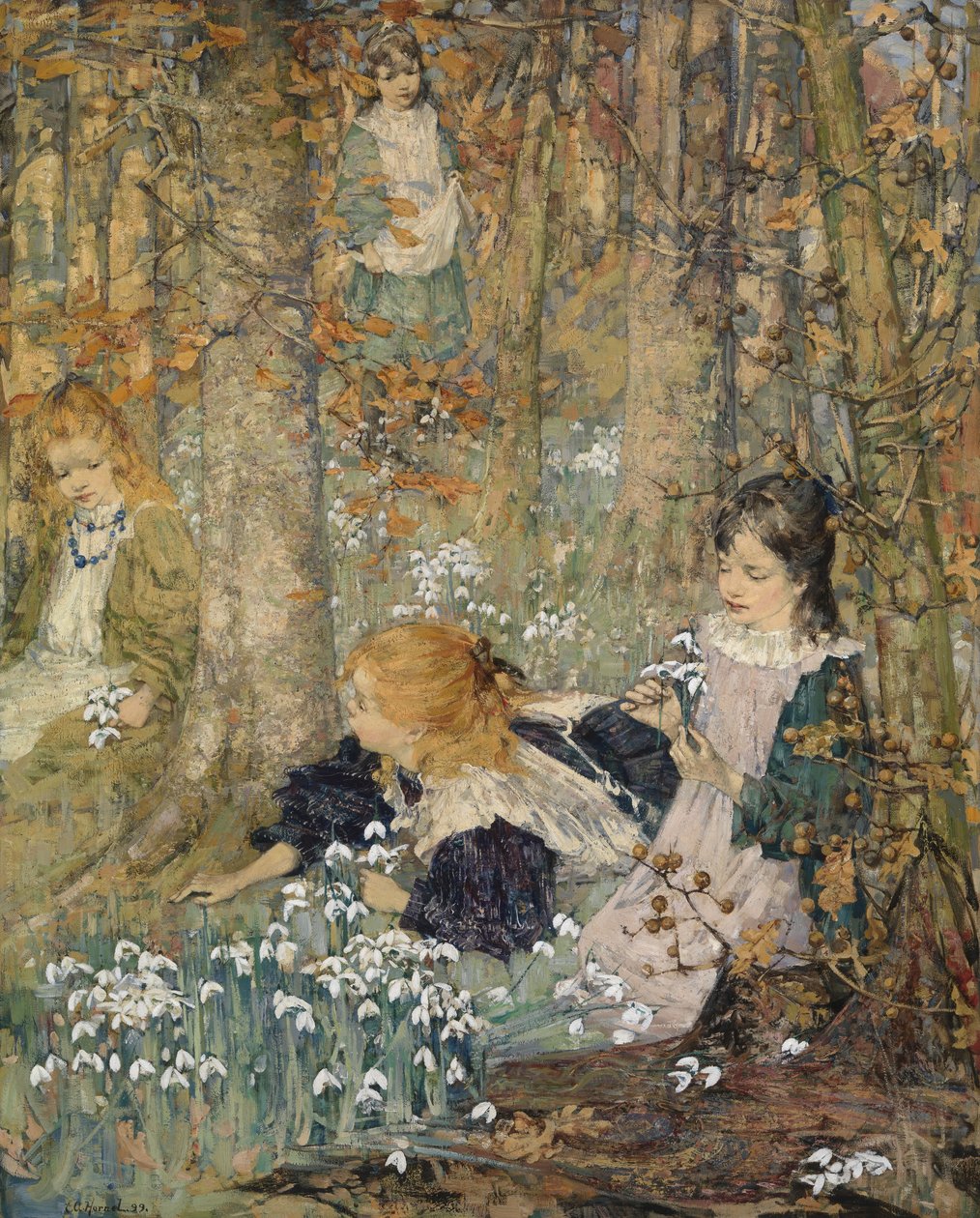 Das Kommen des Frühlings von Edward Atkinson Hornel