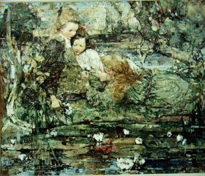Der Seerosenteich von Edward Atkinson Hornel