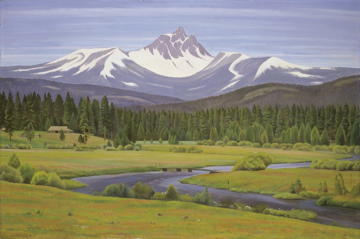In den Kaskadenbergen, 1931 von Edward Bruce