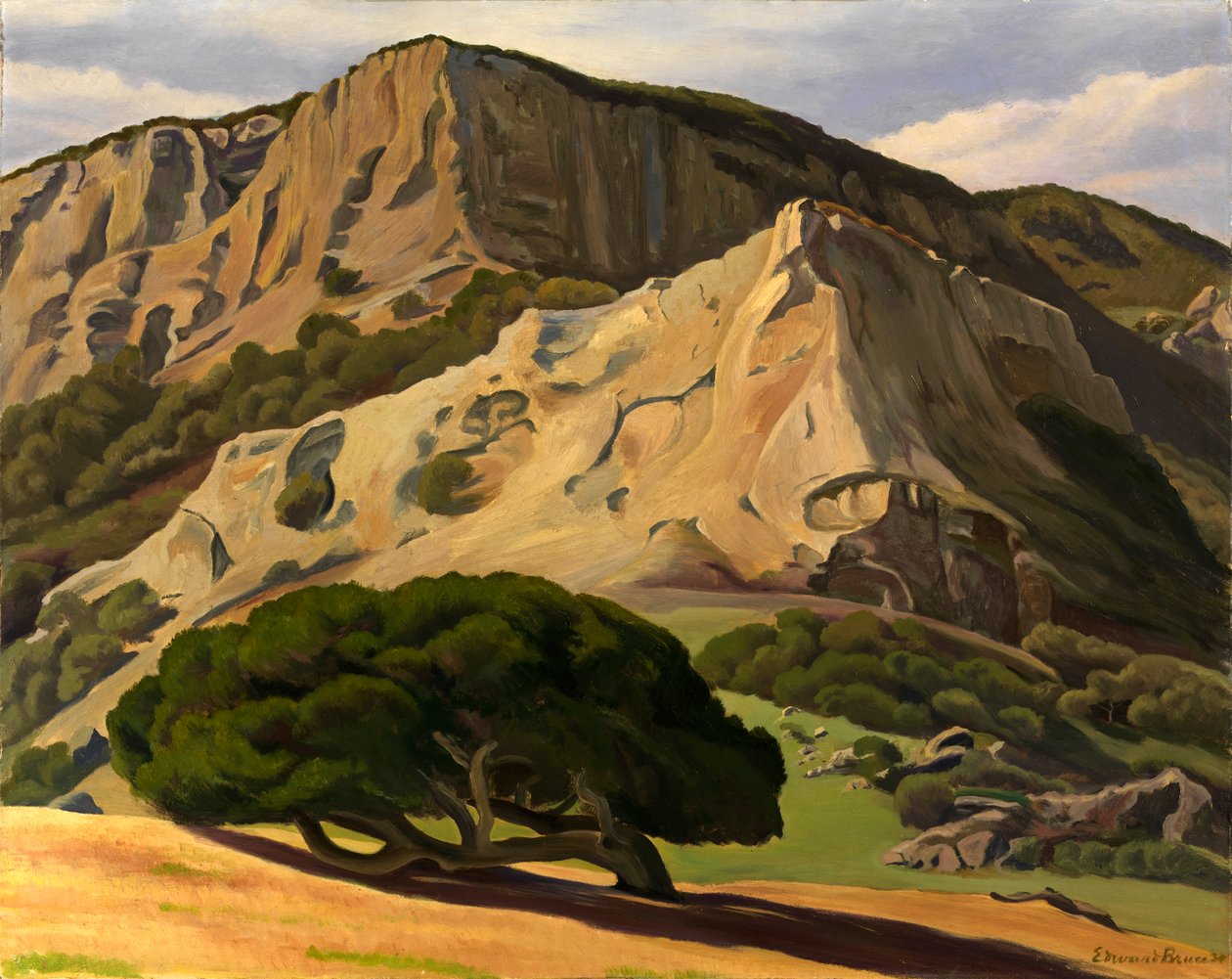 Eichen und Felsen--San Luis Obispo von Edward Bruce