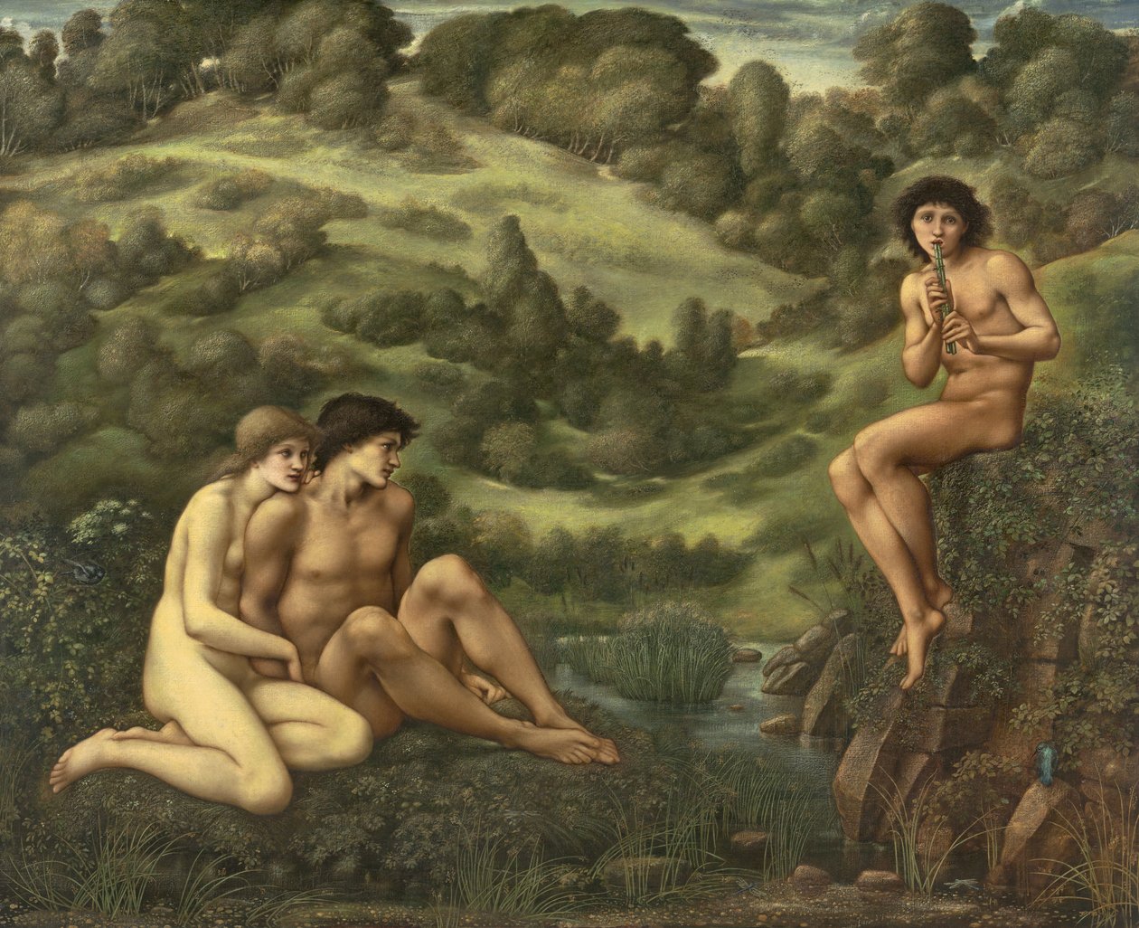 Der Garten des Pan von Edward Burne Jones