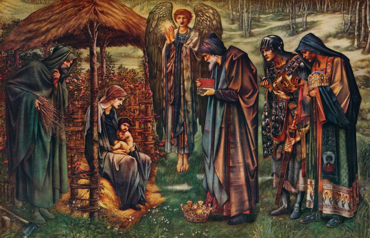 Der Stern von Bethlehem, um 1887-1891 um 1940 von Edward Burne Jones
