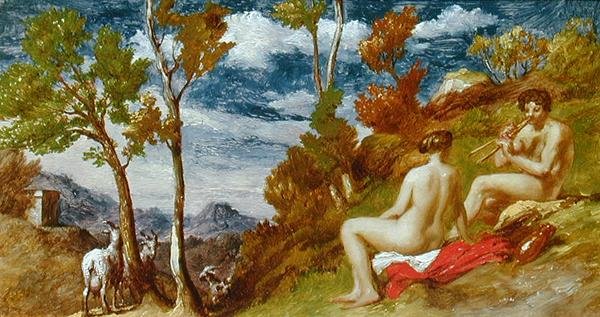 Ein ländliches Idyll von Edward Calvert