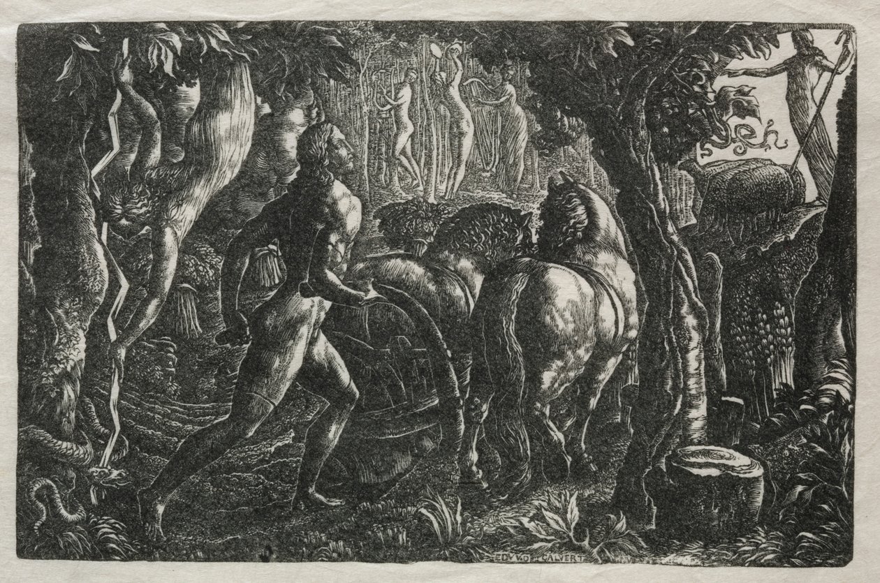 Der Pflüger, 1829 von Edward Calvert