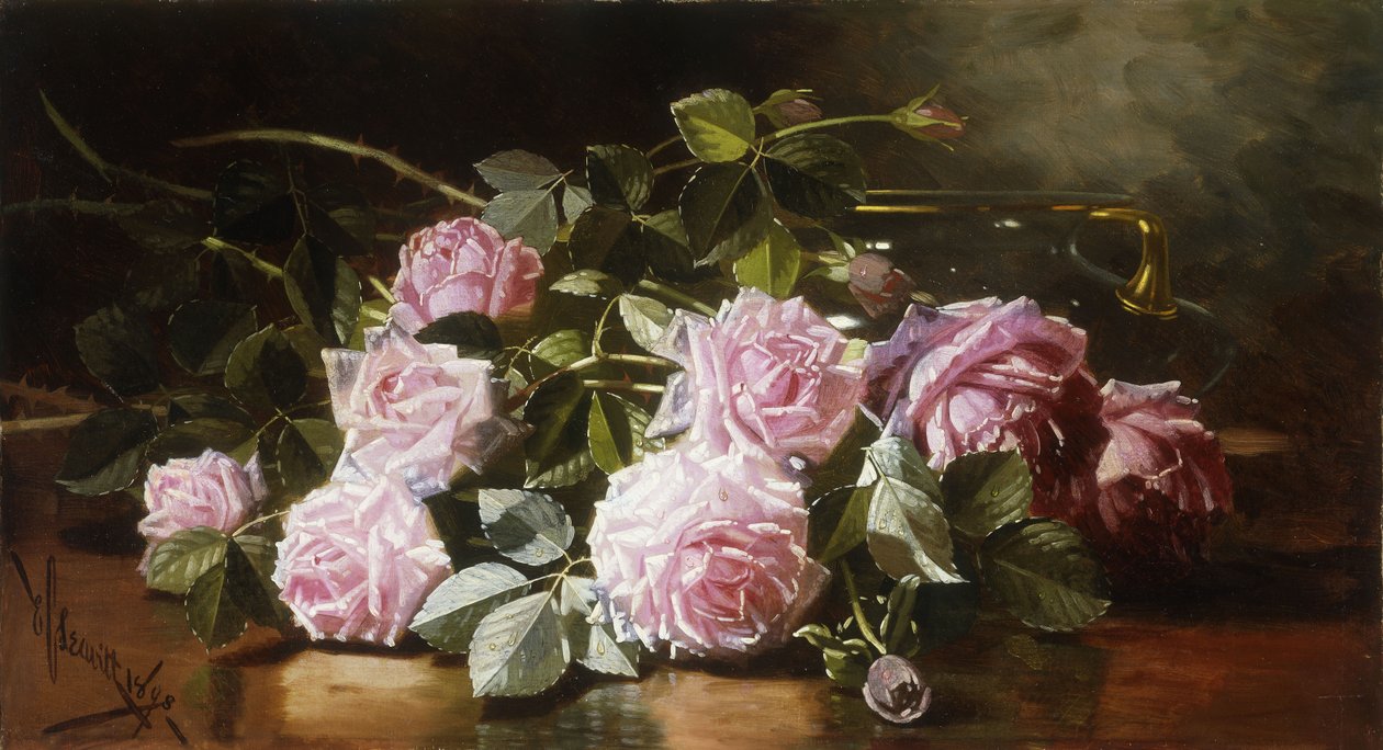 Regengewaschene Rosen, 1898 von Edward Chalmers Leavitt