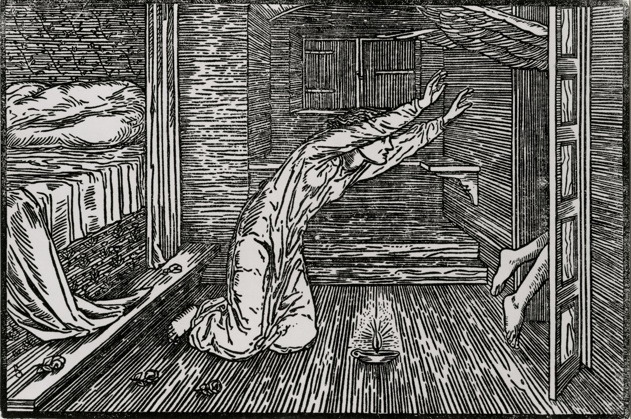 Amor geht weg von Edward Coley (after) Burne Jones