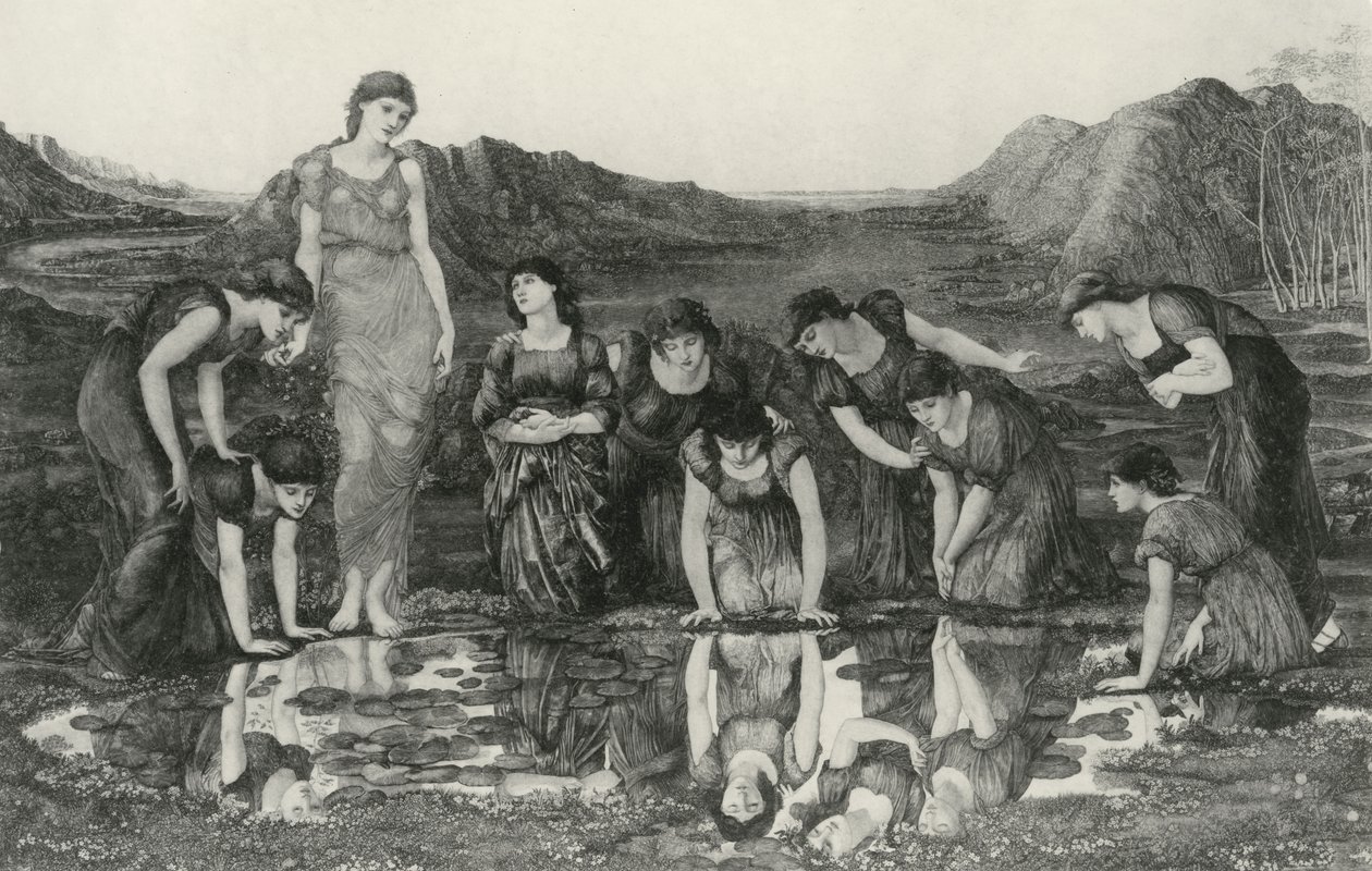 Spiegel der Venus von Edward Coley (after) Burne Jones