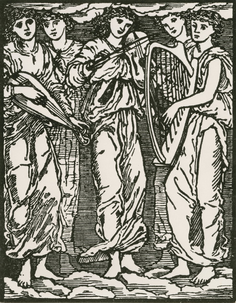 Ohne Titel von Edward Coley (after) Burne Jones
