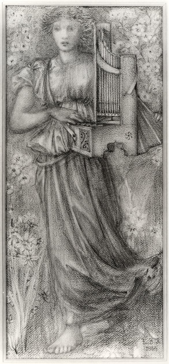 Frühling von Edward Coley Burne Jones