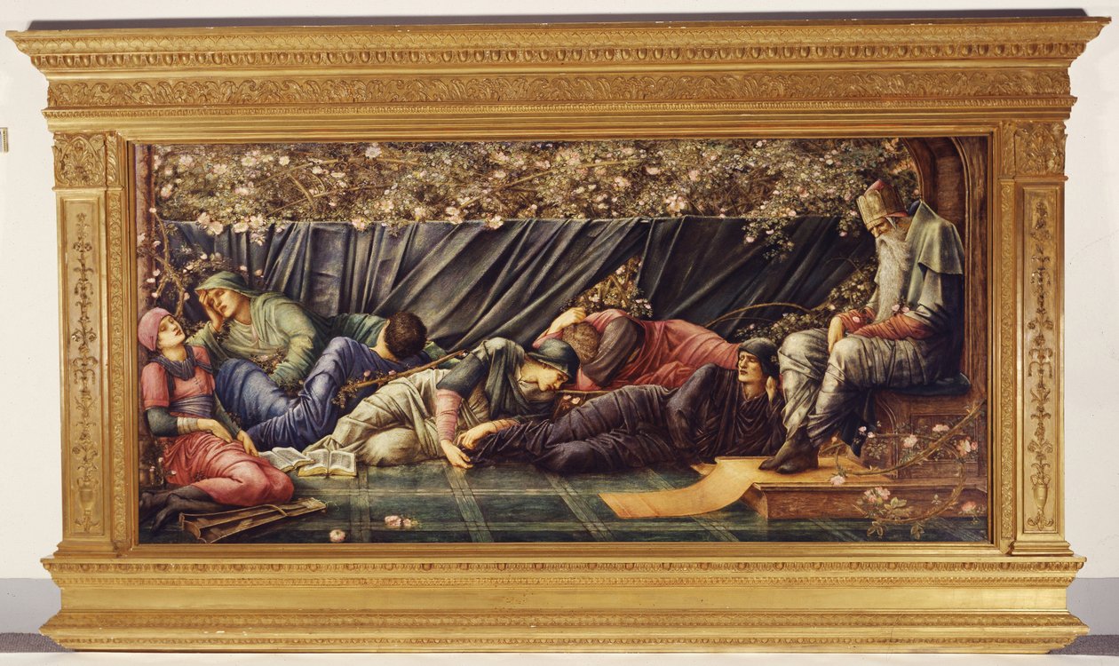 Die Dornröschen: Der Ratssaal von Edward Coley Burne Jones