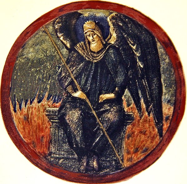 Das Blumenbuch: XXVII. Schwarzer Erzengel von Edward Coley Burne Jones