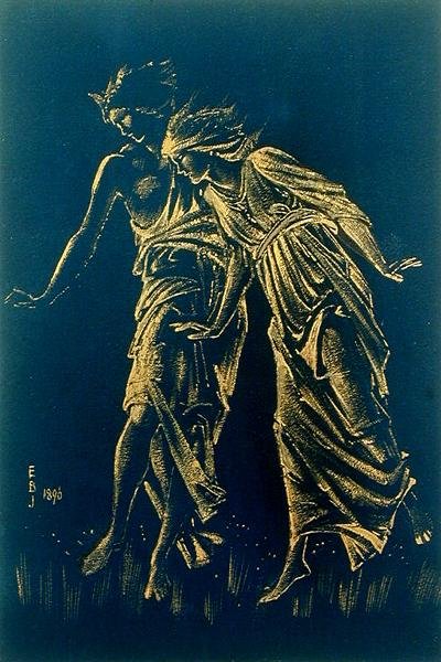 Tanzende Mädchen von Edward Coley Burne Jones