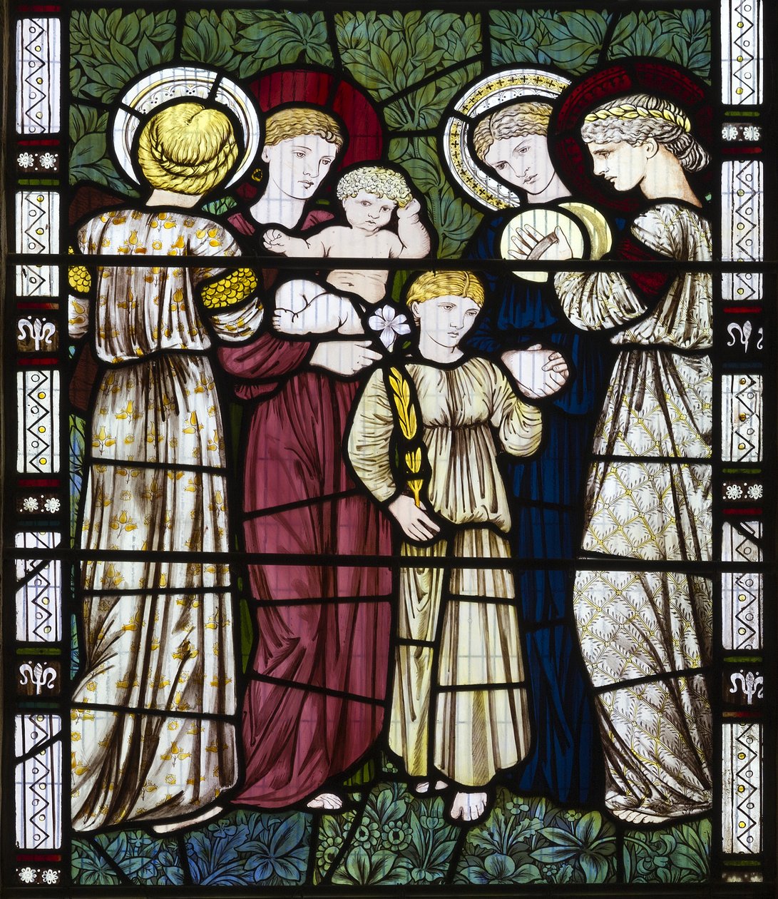 Mütter und Kinder, 1865 von Edward Burne Jones