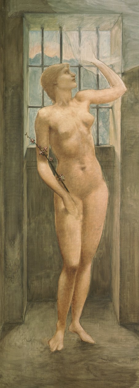 Spes, Hoffnung im Gefängnis, ca. 1874 von Edward Burne Jones