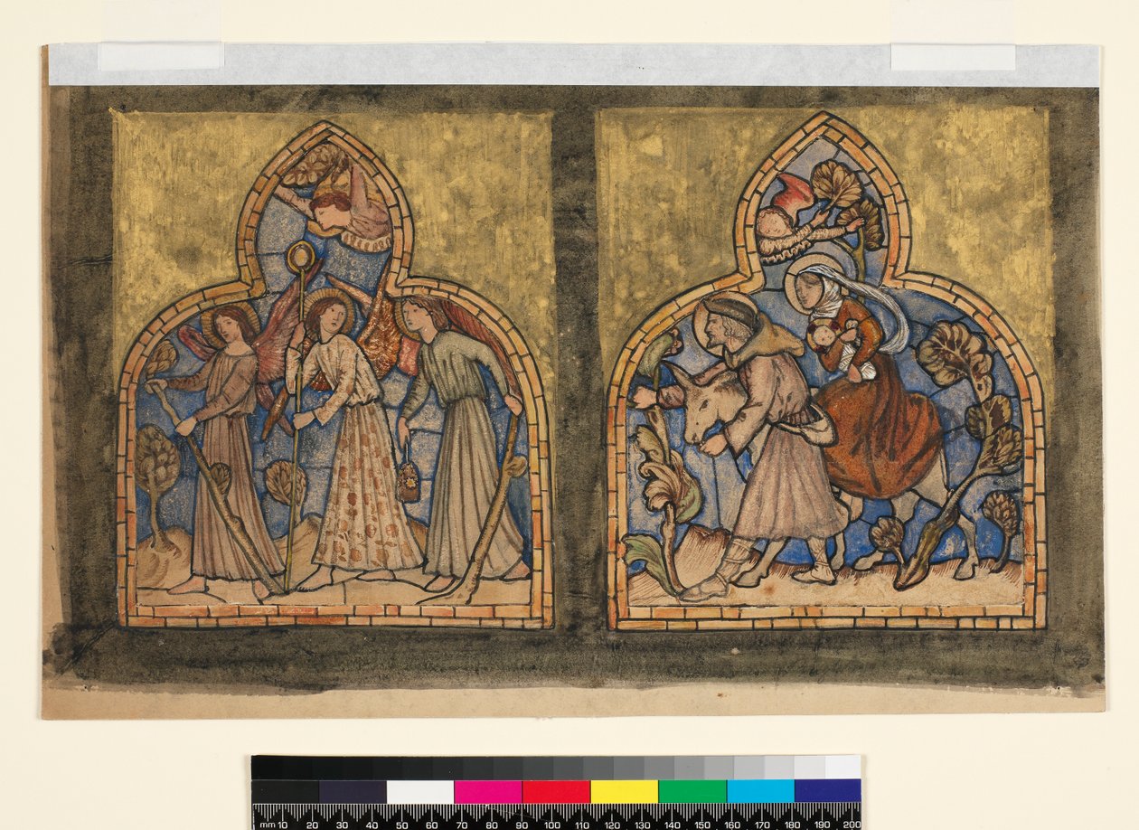 Die Flucht nach Ägypten von Edward Burne Jones