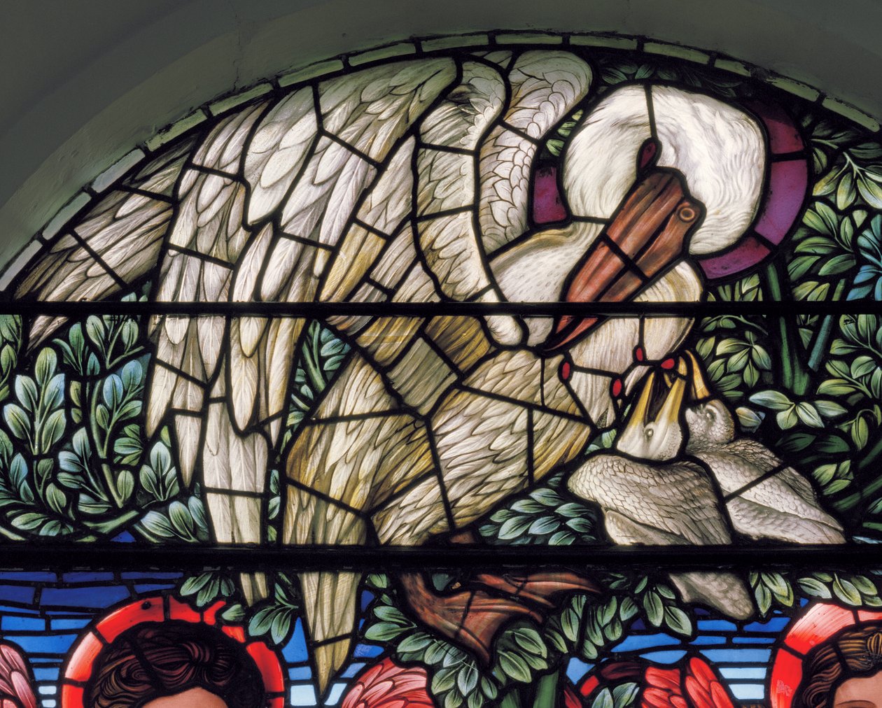 Der Pelikan in ihrer Frömmigkeit von Edward Coley Burne Jones