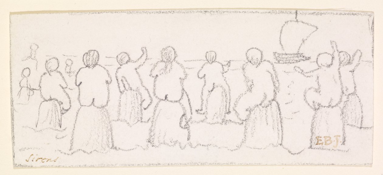 Die Sirenen, ca. 1878 von Edward Burne Jones
