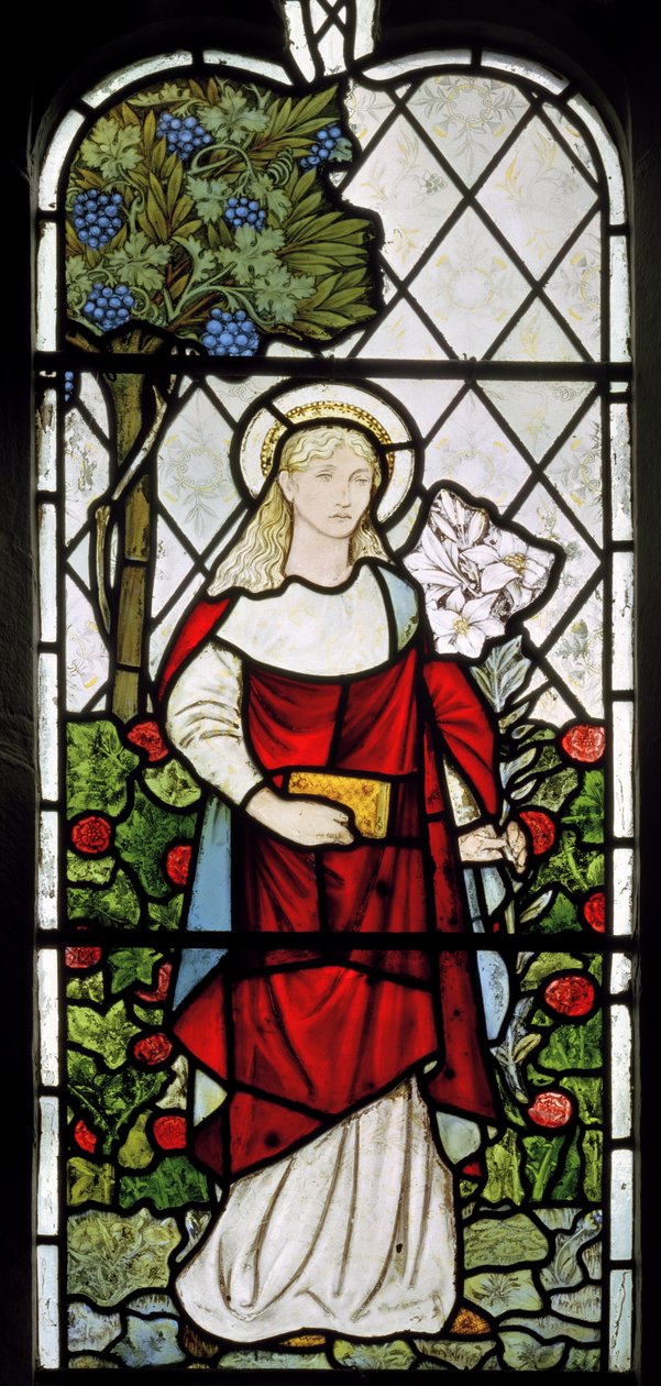 Die Jungfrau Maria, 1873 von Edward Burne Jones