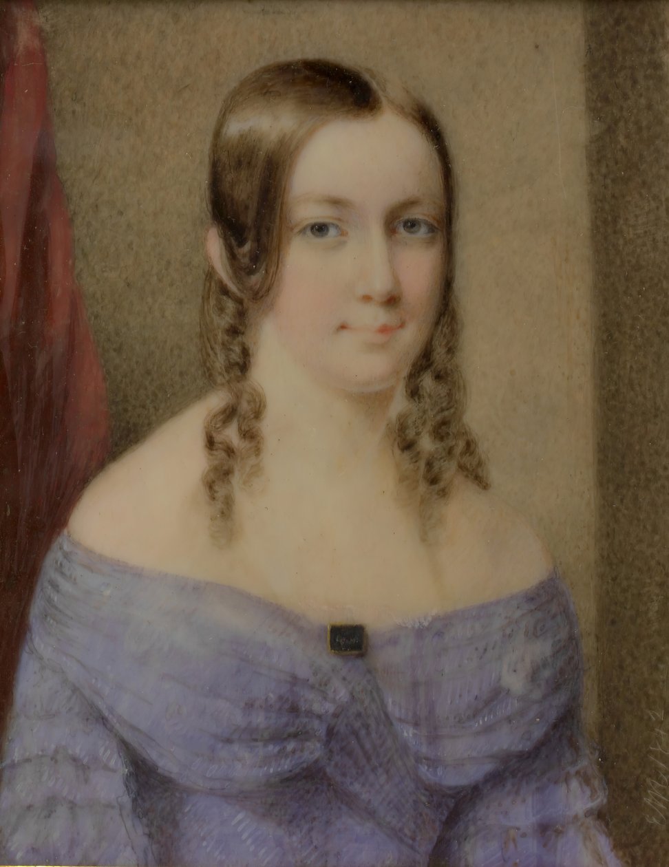 Porträt einer Dame, 1842 von Edward Dalton Marchant